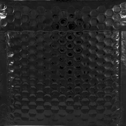 Bubble Padded Mailers with Peel and Seal Closure, CD Size, 6 x 6.5, Black Metallic, 12/Pack (2744430)