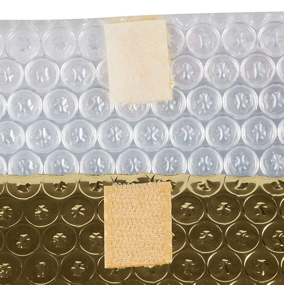 Bubble Padded Mailers with Peel and Seal Closure, CD Size, 6 x 6.5, Gold Metallic, 12/Pack (2745207)