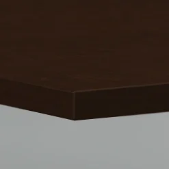 Bush Business Furniture 120W x 48D Boat Shaped Conference Table with Metal Base, Mocha Cherry/Silver (99TBM120MRSVK)