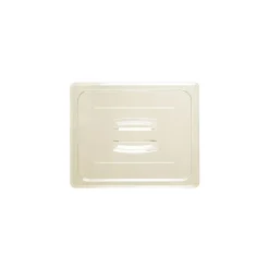 Cambro 1/2 Size H-Pan™ Food Pan Cover, 12 3/4" L x 10 7/16" W, Amber (20HPCH150)