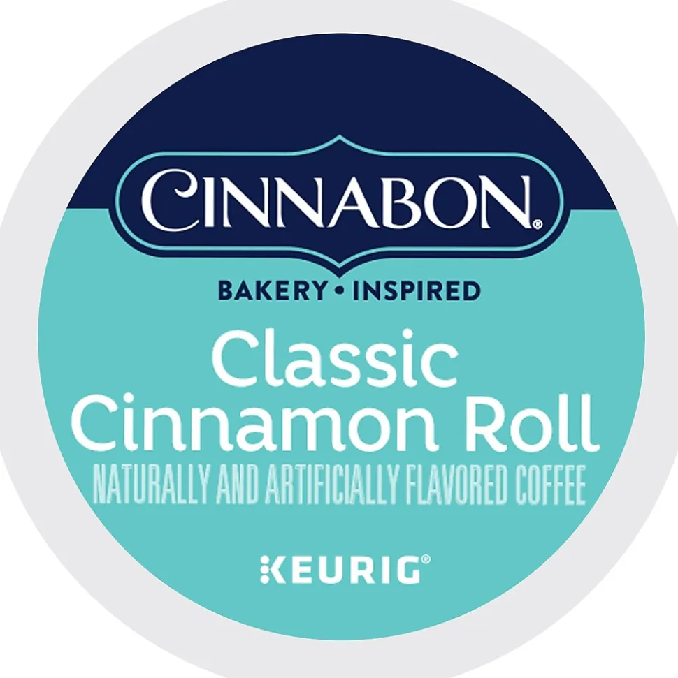 Cinnabon® Classic Cinnamon Roll Coffee, Keurig® K-Cup® Pods, Light Roast, 48/Box (373156)