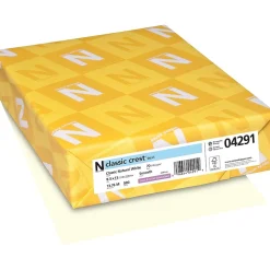 CLASSIC CREST® Paper, 8 1/2" x 11", 70 lb., Smooth Finish, Natural White, 500/Ream