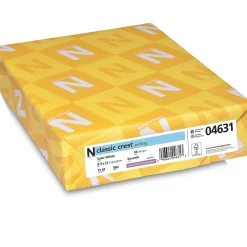 CLASSIC CREST® Writing Paper, 8 1/2" x 11", 24 lb., Smooth Finish, Solar White, 500/Ream (04631)
