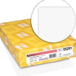 CLASSIC® Linen Paper, 8 1/2" x 11", 70 lb., Linen Finish, Avon Brilliant White, 500/Ream