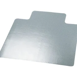 Cleated Carpet Chair Mat with Lip, 45" x 53'', Clear (UNV56807)