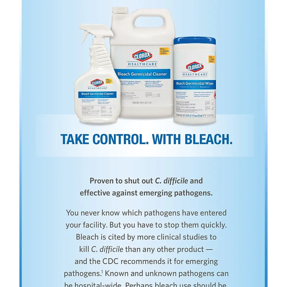 Clorox Disinfecting Wipes, 150/Canister, 6 Canisters/Carton