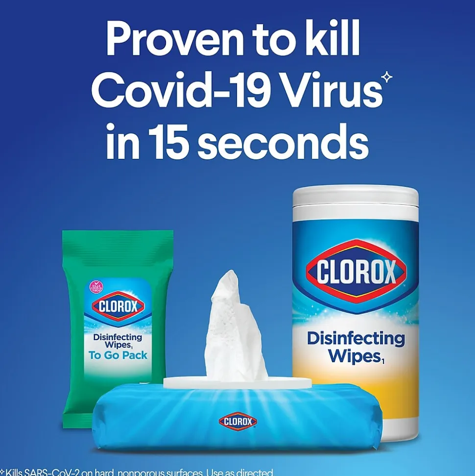 Clorox Disinfecting Wipes, Fresh Scent, 900/Carton (60048)