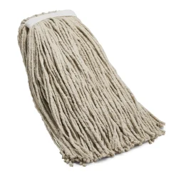 Coastwide Professionalâ„¢ Cut-End Wet Mop Head, #32, Cotton, 1" Headband, White (CW57745)