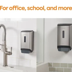 Coastwide Professional™ J-Series Automatic Wall Mounted Hand Soap Dispenser, Black (CWJAS-B-CC)