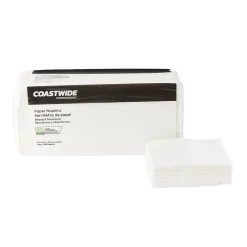 Coastwide Professionalâ„¢ Recycled Napkin, 1-Ply, White, 400/Pack, 12 Pack/Carton (CW20179)