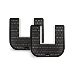Coastwide Professional™ Toilet Floor Mat, 17.5" x 20.5", Black, 6/Carton (CW24768)
