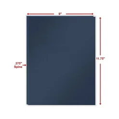 ComplyRight 1-Pocket Tax Presentation Folder, Navy Blue, 50/Pack (PNBF8) Clearance