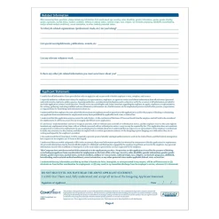 ComplyRight™ West Virginia Job Application, Pack of 50 (A2179WV)