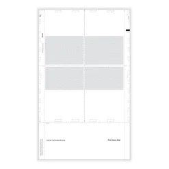 ComplyRight 2024 W-2 Tax Form, 1-Part, 4-Up, Copy B, C, 500/Pack (PS1289)