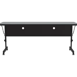 Correll Folding Table, 60" x 24", Black/Gray Granite (FT2460TF-15)