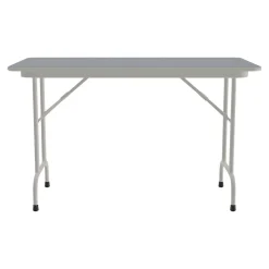 Correll Folding Table, 48" x 24", Gray (CF2448TF-15)