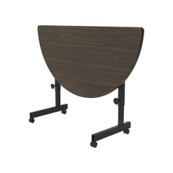 Correll Folding Table, 48" x 24", Walnut (FT2448TFHR-01)