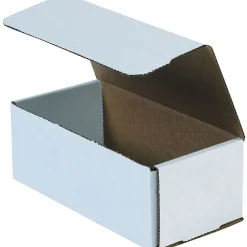 Corrugated Mailers, 12" x 9" x 4", White, 50/Bundle (MLR1294)