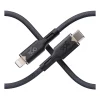 360 Electrical Fluid Lightning to USB-C Charging Cable, 5 ft., Granite (3E0795-GRG8NA)