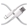 360 Electrical Fluid USB-C to USB-A Charging Cable, 5 ft., Powder (3E0792-PDW8NA)