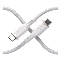 360 Electrical Fluid USB-C to USB-C Charging Cable, 5 ft., Powder (3E0793-PDW8NA)