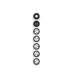 360 Electrical PowerCurve2.4 Five Outlets plus USB Surge Protector, 6 Ft. Cord, 1080 Joules (360571-5CA4ES-C1)