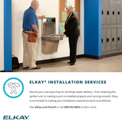 Elkay Cooler Wall Mount ADA Non-Filtered 8 GPH Stainless (EZS8S)