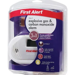 First Alert Combination Explosive Gas and Carbon Monoxide Alarm with Backlit Digital Display (FATGCO1CN)