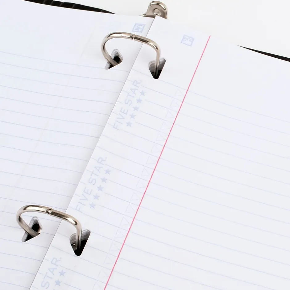 Five Star Reinforced College Ruled Filler Paper, 8.5" x 11", 3-Hole Punched, 80 Sheets/Pack (170102/170035) Best