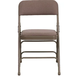 Flash Furniture Hercules Banquet/Reception Folding Fabric Chairs, Beige, 4/Pack (BELNICK INC (NSP))