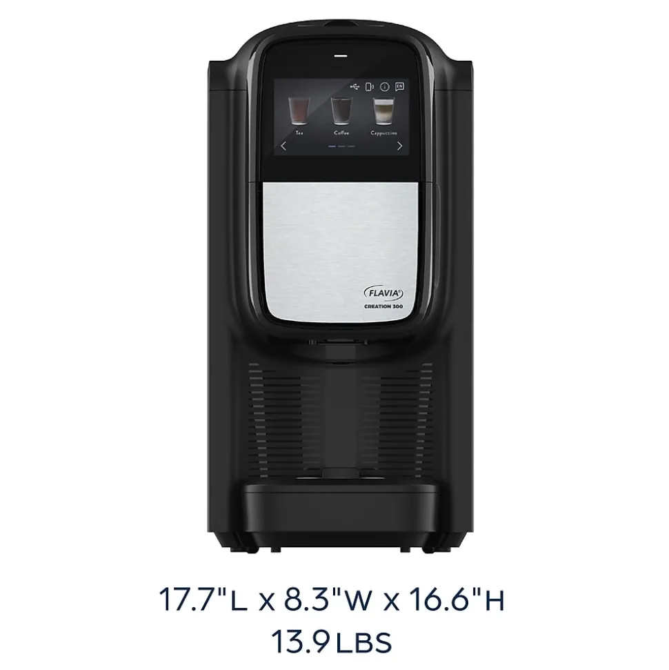 Flavia C300 Commercial Single Serve Coffee Brewer, Black (18000587)