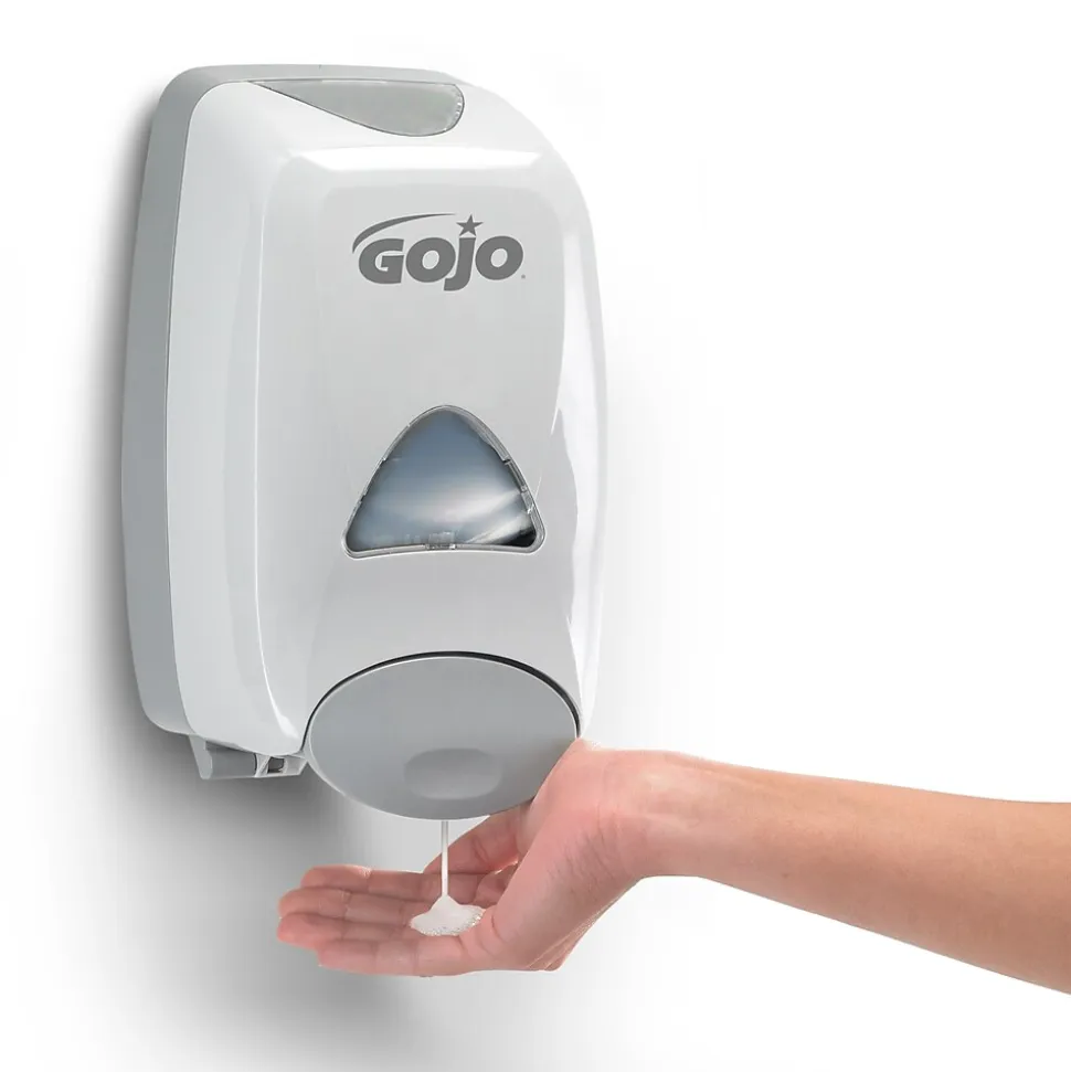 GOJO FMX 12 Wall Mounted Hand Soap Dispenser, Gray/Silver (5150-06)