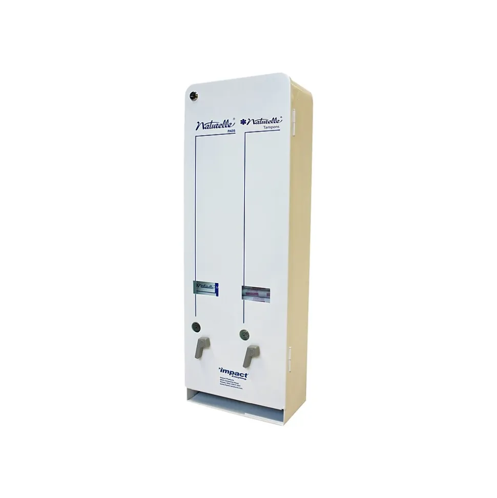 Impact J6-RC Enamel Feminine Dual Dispenser, White, Each (25191000)