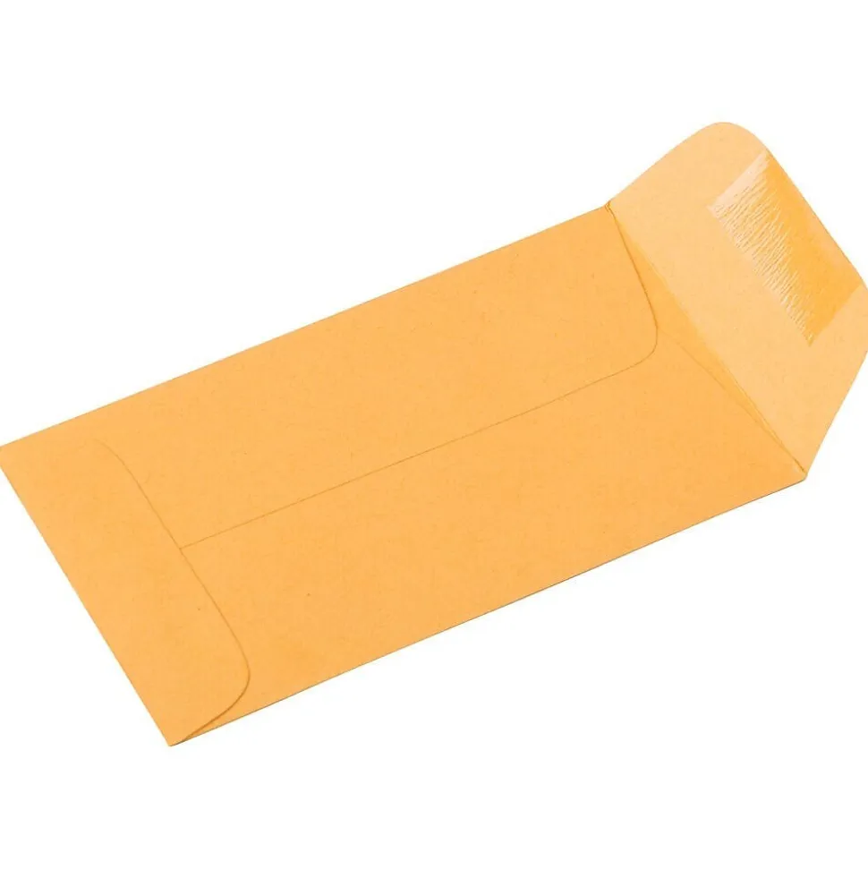 JAM Paper #3 Catalog Envelopes, 2 1/2" x 4 1/4", Brown Kraft, 50/Pack (94755-50)