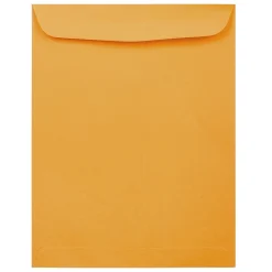 JAM Paper #15 1/2 Catalog Envelope, 12" x 15 1/2", Brown Kraft, 100/Pack (900493255)