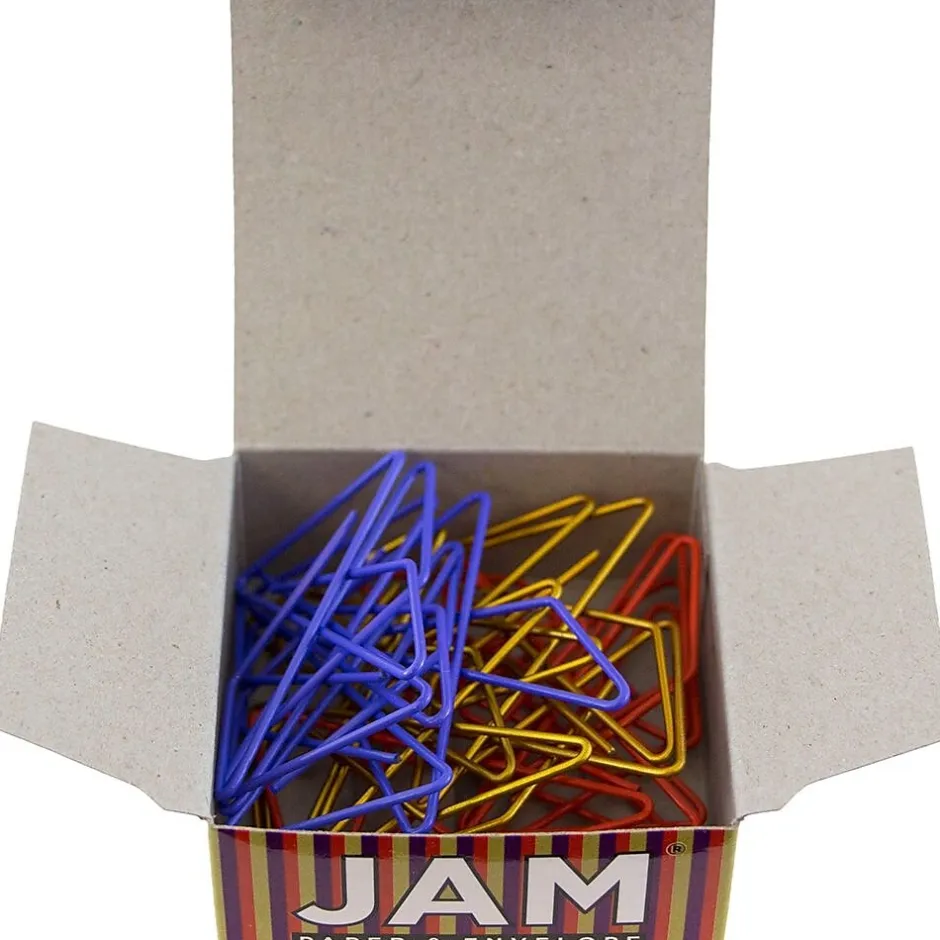 JAM Paper ® Colorful Butterfly Paper Clips, Assorted Colors Paperclips, 15/Pack (2210016349) Best