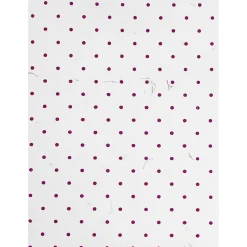 JAM Paper Handmade Two-Pocket Recycled Presentation Folders, White with Burgundy Dots, 100/Box (9935980B100) Sale