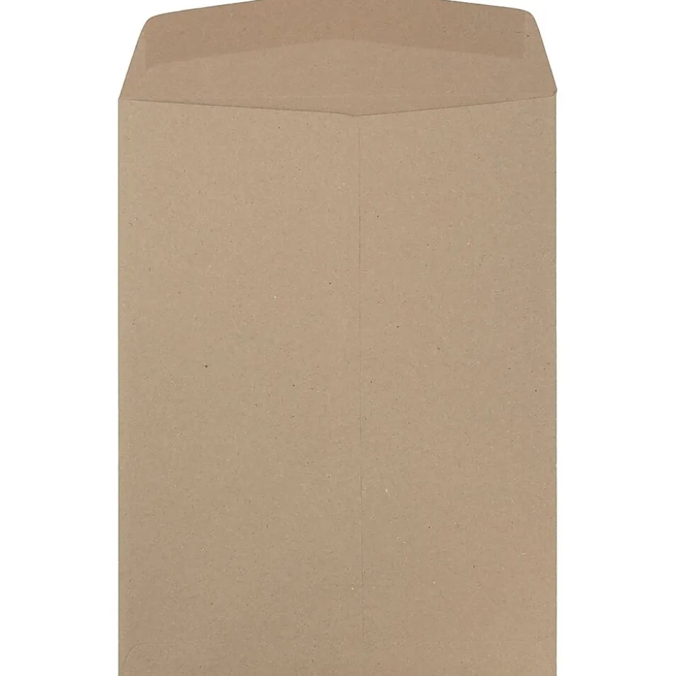 JAM Paper 10 x 13 Kraft Open End Catalog Envelopes, Brown Kraft Paper Bag, 100/Pack (6315603)