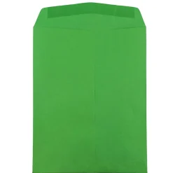 JAM Paper 10 x 13 Open End Catalog Colored Envelopes, Green Recycled, 50/Pack (v0128190i)