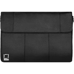 Lencca Axis 15.4" Canvas Laptop Bag, TSA Checkpoint Friendly, Black (LENLEA322) Best