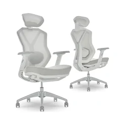 Lenovo Legion Mesh Ergonomic Racing Gaming Chair, Light Gray (52015LGRY)