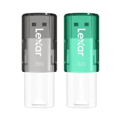 Lexar JumpDrive S60 32GB USB 2.0 Flash Drive, 2/Pack (LJDS60-32GB2NNU)