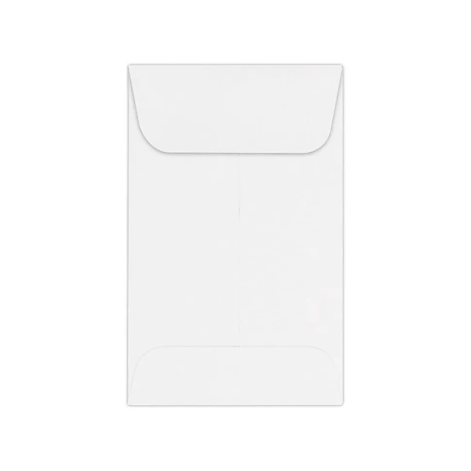 LUX #1 Coin Envelopes (2-1/4 x 3-1/2) 50/Pack, 24lb. Bright White (94623-50)