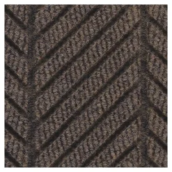M+A Matting WaterHog Max Herringbone Classic Mat, Universal Cleated, 4' x 10', Chestnut Brown (224075000000)