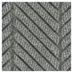 M+A Matting WaterHog Max Herringbone Classic Mat, Universal Cleated, 3' x 10', Grey Ash (224073310070)