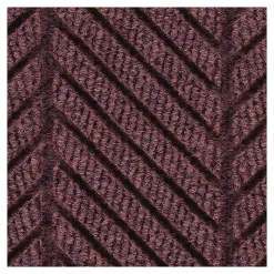 M+A Matting WaterHog Max Herringbone Classic Mat, Universal Cleated, 3' x 5', Maroon (22407435070)