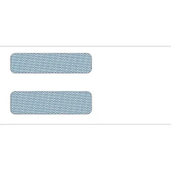 MAP Brand Double Window Gummed Envelopes, 3.875 x 8.875 inch, Security Tint, 500/Box