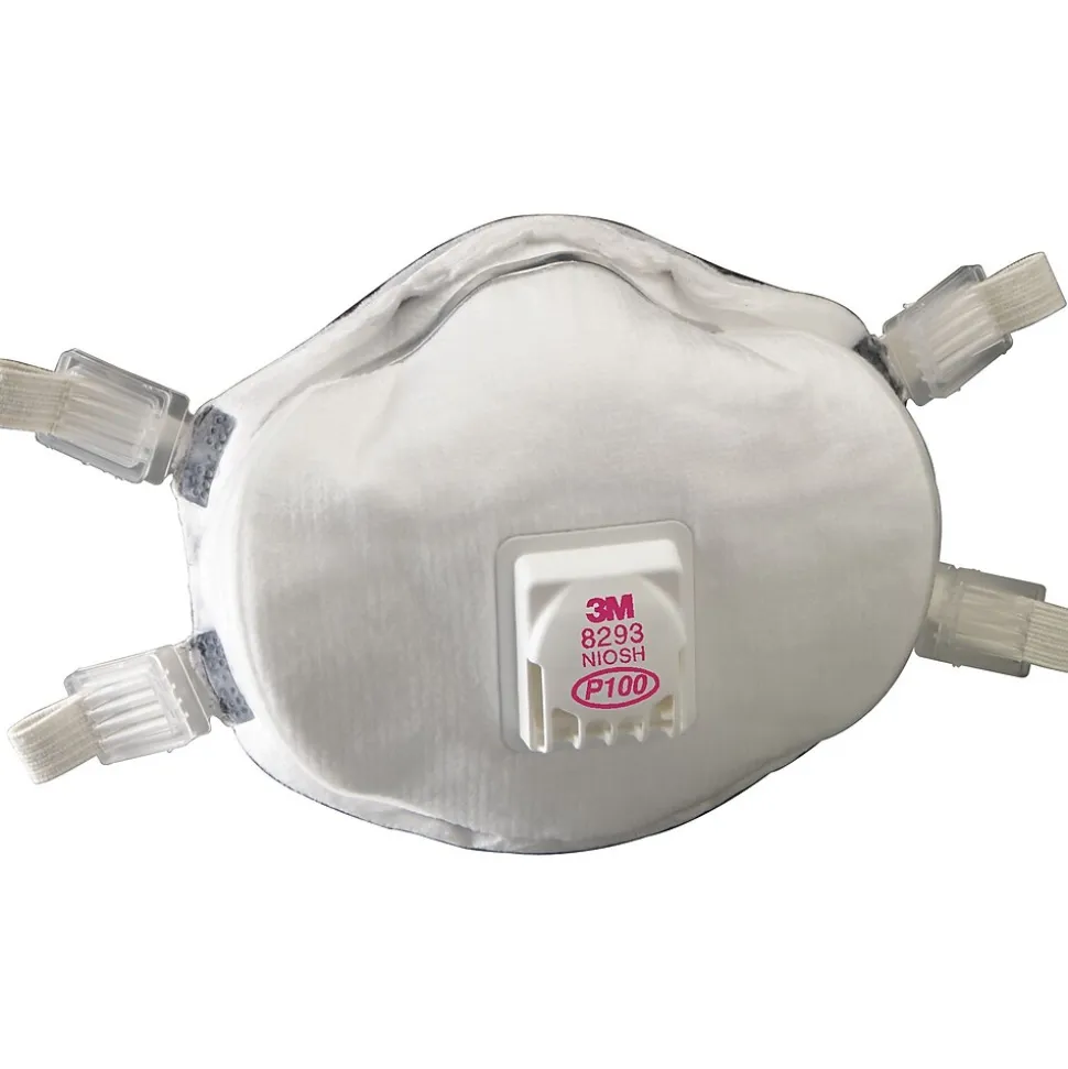 3M™ Disposable Particulate Respirator,8293, P100, Non-Oil Particulates