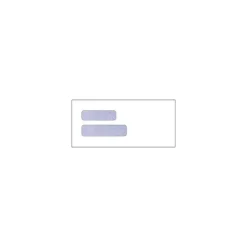 Medical Arts Press Self Seal Security Tinted #4 Double Window Envelope, White, 500/Box (32373)
