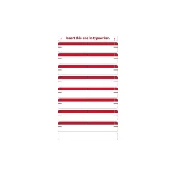 Medical Arts Press Type-On Write-On Sheet Style Labels, Red (32700) Hot